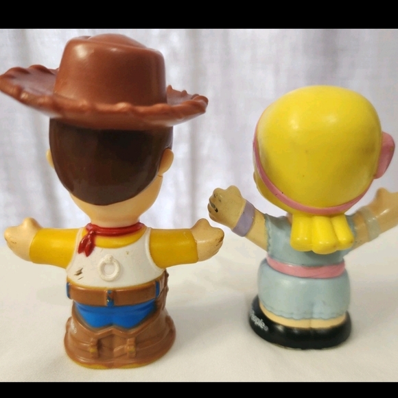 Fisher Price Little People Disney Pixar Toy Story Woody & Bo Peep - Picture 2 of 5